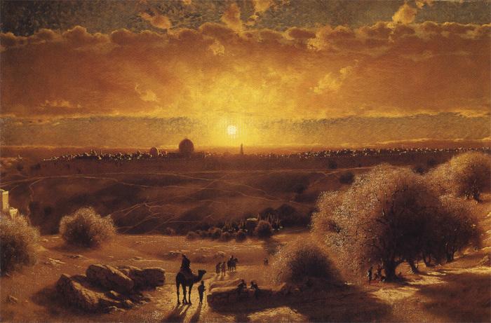 James Fairman View of Jerusalem Germany oil painting art